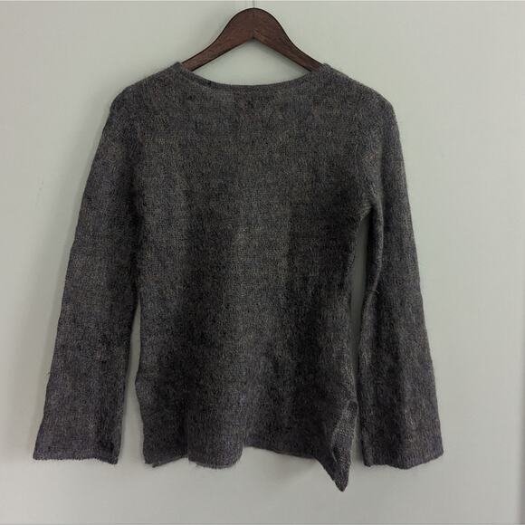 Women's Classiques Entier XS Purple Grey Sweater Mohair Wool Nylon Blend - Picture 5 of 5